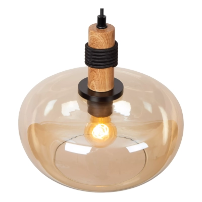 ILONA - Lampa wisząca - Ø 30 cm - 1xE27 - Amber 45408/30/62 Lucide